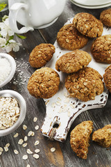 Homemade oatmeal cookies