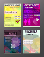 flyer design business and technology  icons, creative template design for presentation, poster, cover, booklet, banner.