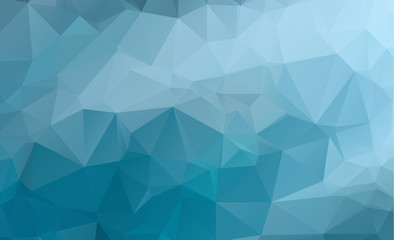 Blue Light Polygonal Low polygon Triangle Pattern Background