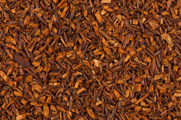 Heap of dry rooibos tea