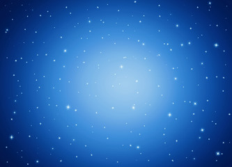 Christmas glowing background with stars