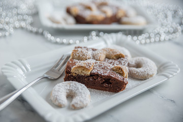 Weihnachtliche Schokoladen Brownies