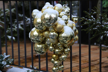 Beautiful Christmas and New Years scene / Christmas market