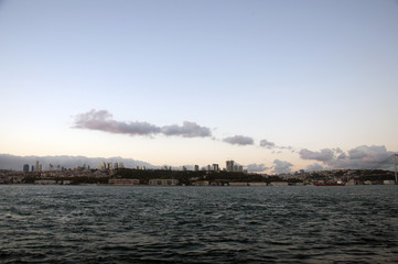 Boğaz'dan Beşiktaş'ın Görünümü