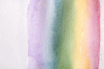 Colored as rainbow abstract watercolor painted texture background