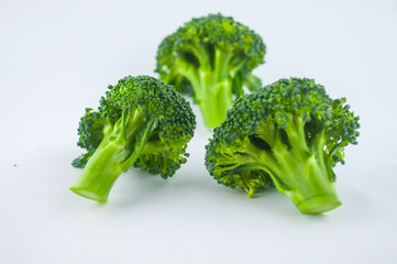 Broccoli isolated on white background