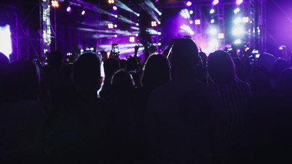 Young people dancing at the rep rock concert