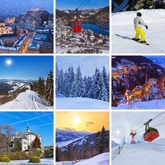 Collage of Austria images