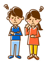 夫婦　全身　困る