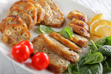 poultry boneless drumsticks stuffed with pasta