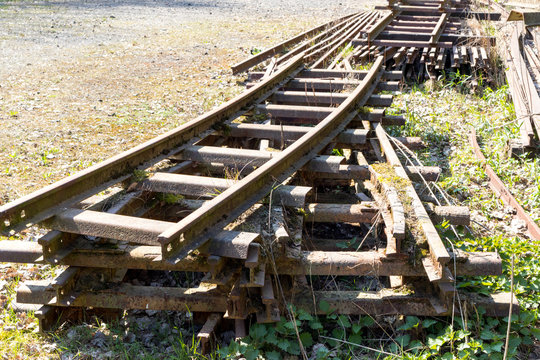 Alte Bahnschienen