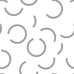 Geometric ornament. Light gray seamless pattern
