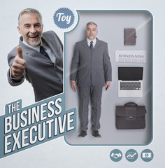 The business executive lifelike doll