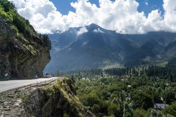 Naklejka premium Around the Himalayas. Jammu and Kashmir. North India. 