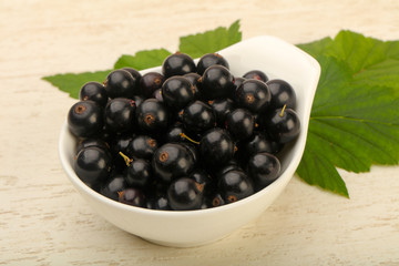 Ripe black currants