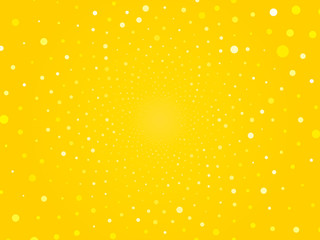 abstract yellow circle dots background