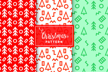 Christmas vector patterns