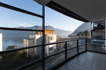 Terrace on Lugano Lake