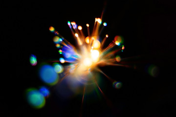 Light explosion background