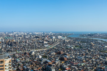 江戸川河口と千葉県の都市風景２