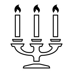 Weihnachten Icon - Kerze