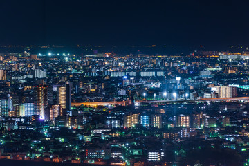 Fototapeta na wymiar 東京　江戸川区の夜景