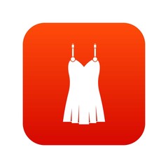 Nightdress icon digital red