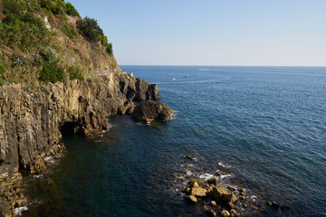 View of Riomaggiore Beach