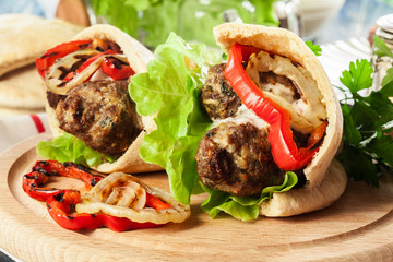 Tasty kofta kebab