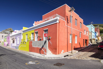 colorful houses of Bo-kaap, Cape Town
