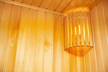 wooden sauna background 