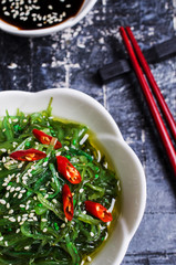 Chukka salad from seaweed