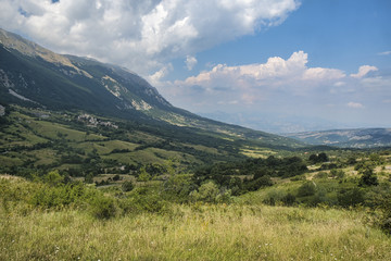 Naklejka premium Mountain landscape of Maiella (Abruzzi)