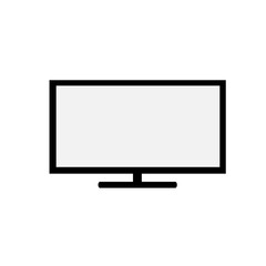 lcd monitor computer silhouette icon symbol