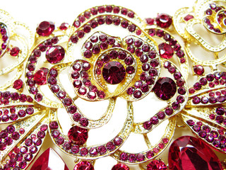 jewelry with bright crystals brooch luxury fashion