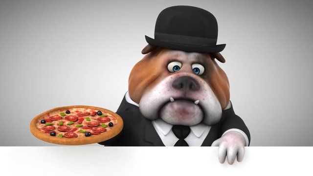 Fun bulldog - 3D Animation