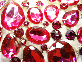 gem crystals red ruby diamonds jewel