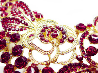 jewelry with bright crystals brooch luxury fashion