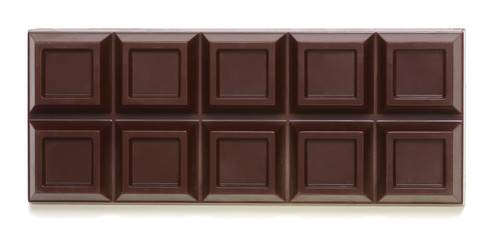  chocolate bar isolated on white