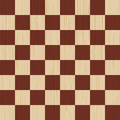 Wooden background. Chess board. Wood texture, pine board. illustration