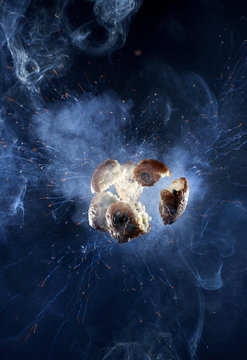 Exploding Dutch donut