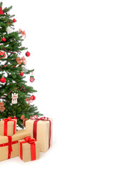 christmas Gifts isolate on white