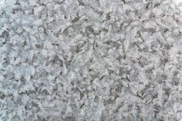 Large snow frost. Background in cold colors.