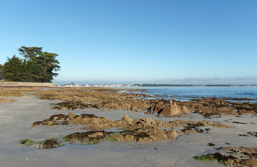 Littoral de Loctudy en Bretagne