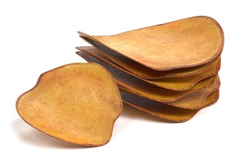 Realistic 3D Render of Potato Chips