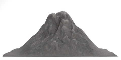 Realistic 3D Render of Volcano © bescec