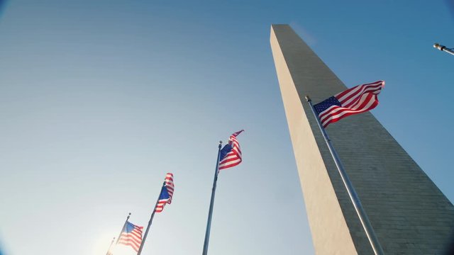 Washington Monument in the District of Columbia, Lower angle video