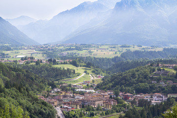 Idyllic alpine town