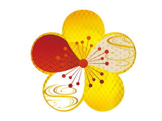金と黒の和風背景素材 Wall Mural Wallpaper Murals Risings