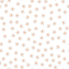 small colored flowers on a white background. For prints, postcards, greeting cards, wedding invitations, birthday, Valentine's day